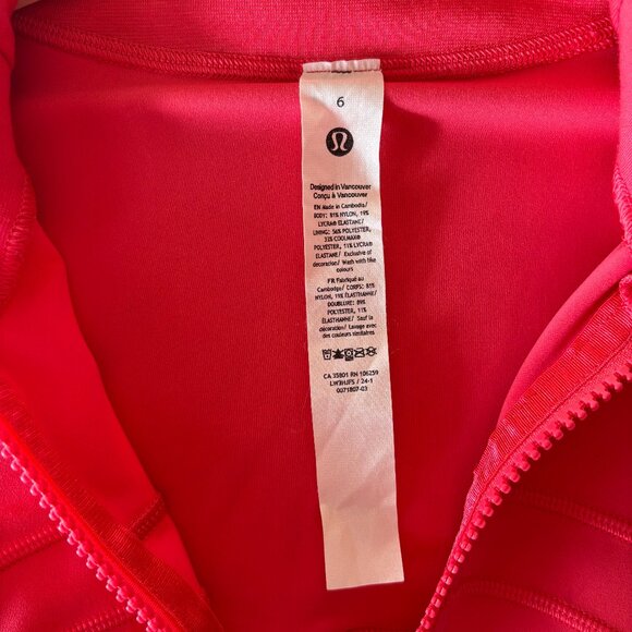 Lululemon Define Cropped Jacket *Nulu, Glaze Pink, Size 6 - Picture 9 of 9
